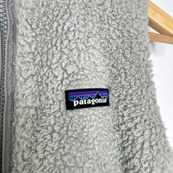 Patagonia Los Gatos Deep Fleece Light Gray Vest Size S - Picture 5 of 14